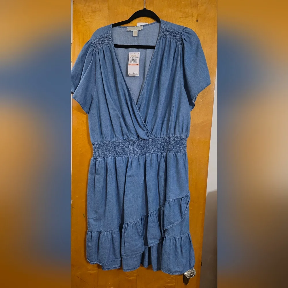 MICHAEL Michael Kors Blue Mini Dress - Picture 3 of 3